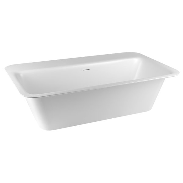 Gessi bathtub Rettangolo, Cristalplant (matt white), 1800x950mm, 37591521