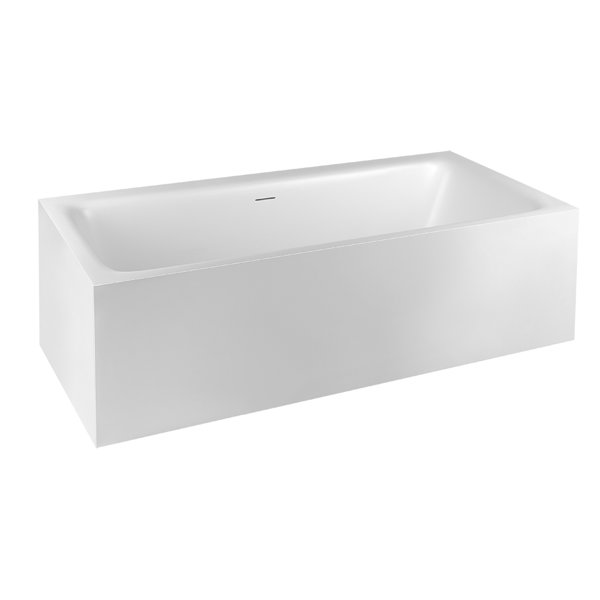 Gessi bathtub Rettangolo, Cristalplant (matt white), 1800x810mm, 37593521