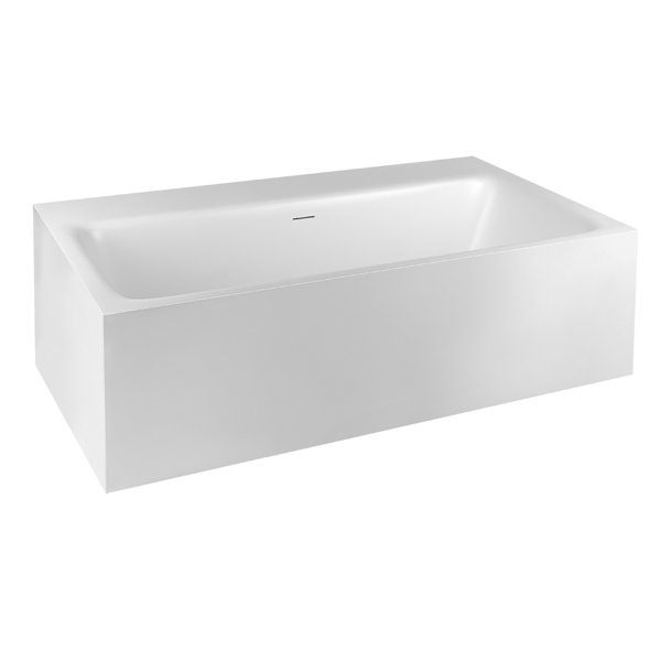 Gessi bathtub Rettangolo, Cristalplant (matt white), 1800x810mm, 37594521