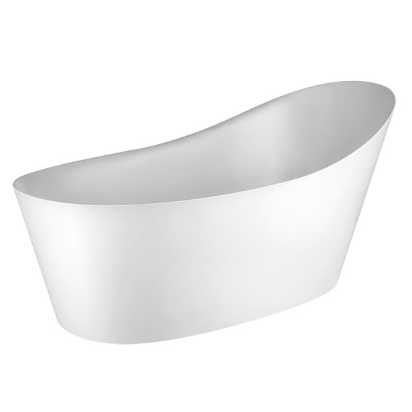 Gessi bathtub Cono, Cristalplant (matt white), 1800x850mm, 45925521