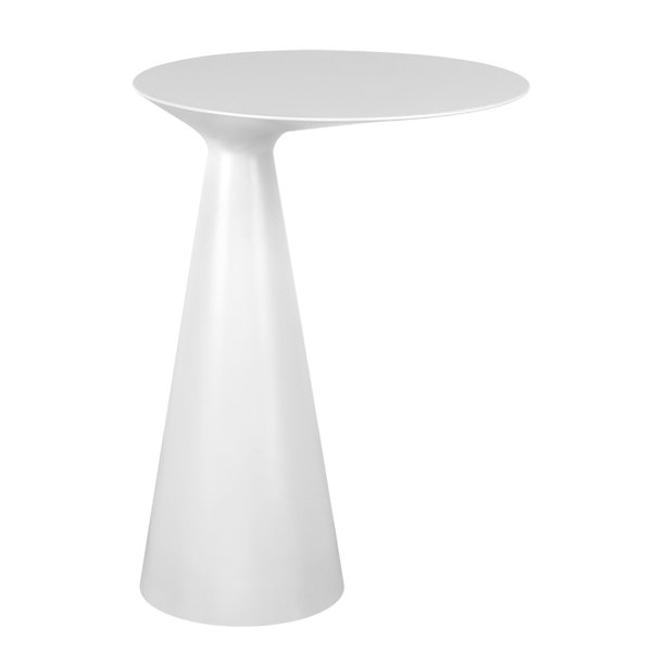 Gessi Cono side table, in Cristalplant, 600 x 450mm, 45930521