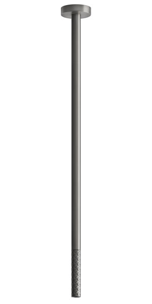 Gessi 316 Intreccio washbasin ceiling spout 1/2, combinable with single-lever mixer or sensor, length 1600 mm, 54199