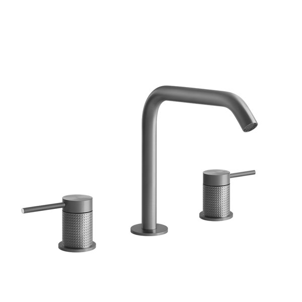 Gessi 316 Cesello 3-hole basin mixer, with spout H=162 mm x projection 156 mm, without pop-up waste,...