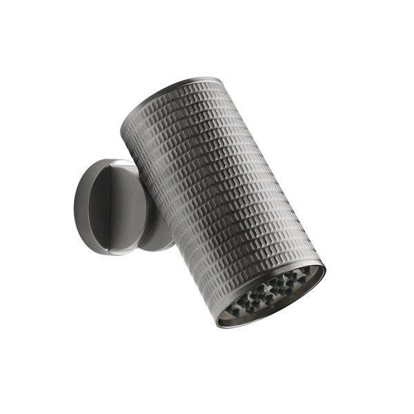 Gessi Spotwater 316 shower head, with joint, approx. 12 l/min at 3 bar, function: rain shower design...