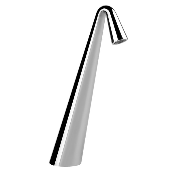 Gessi Cono basin spout, high version, without pop-up waste, for separate single-lever mixer, 154 mm projection, 45093