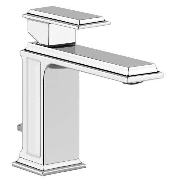 Gessi Eleganza, single-lever mixer tap for washbasin, 1 1/4 drain and hose connection, one connector, 46001