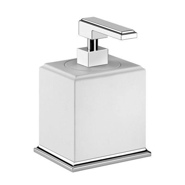 Gessi Eleganza, dispenser holder for standing with cup, 46437