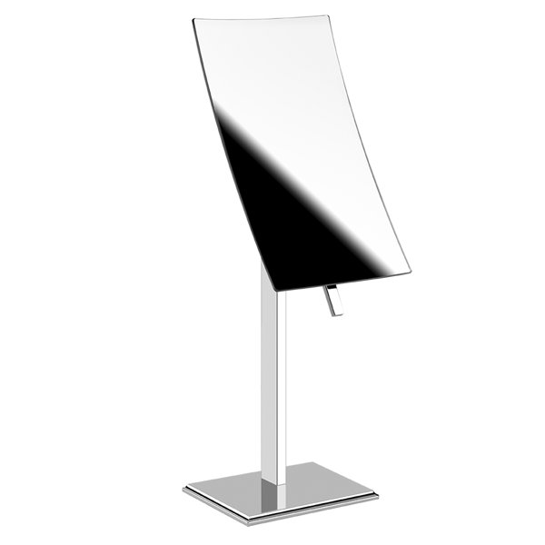 Gessi Eleganza, mirror to stand on with swivelling mirror glass, 46588