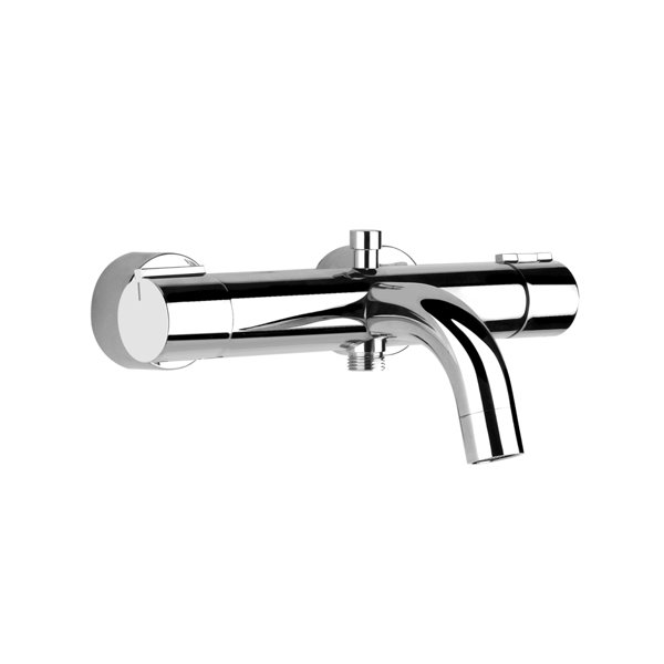 Gessi Emporio Via Tortona bath thermostat for surface mounting, automatic bath/shower diverter, 1871...