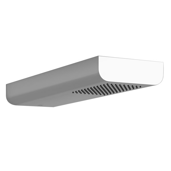 Gessi Via Manzoni wall-mounted overhead shower, 470 x 155mm, 38784238