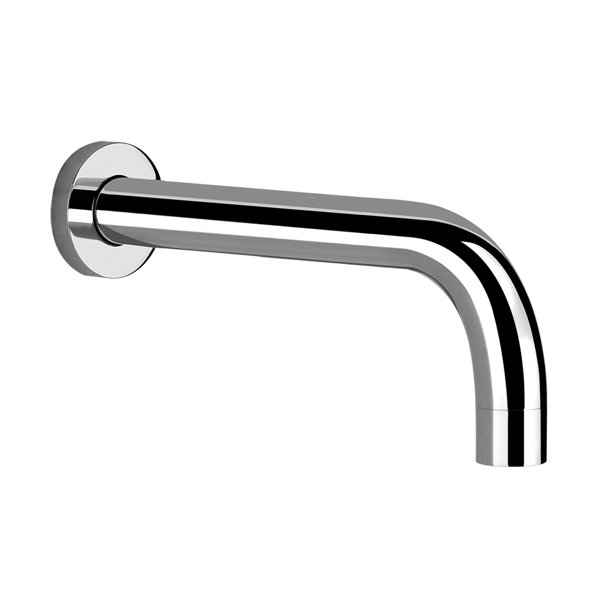 Gessi Emporio Via Tortona tub wall spout for separate single lever mixer, projection 233 mm, 38787031