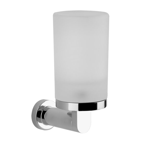 Gessi Emporio glass holder for wall mounting, satin glass, 38809