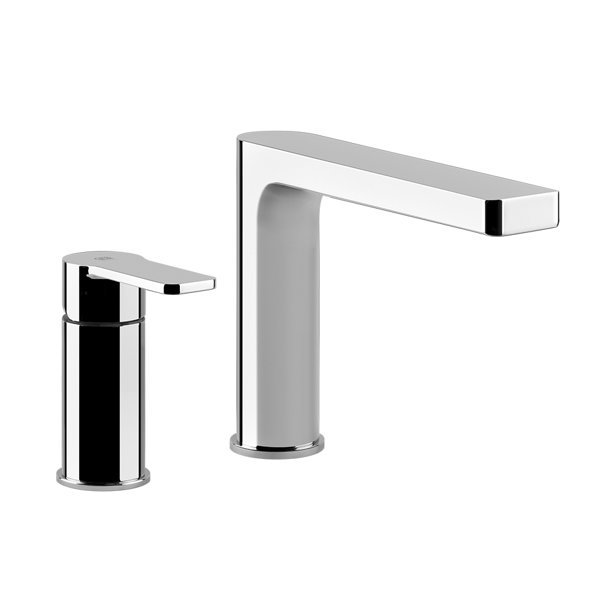 Gessi Emporio Corso Venezia, two-hole bath rim mixer with bath spout, 47147031