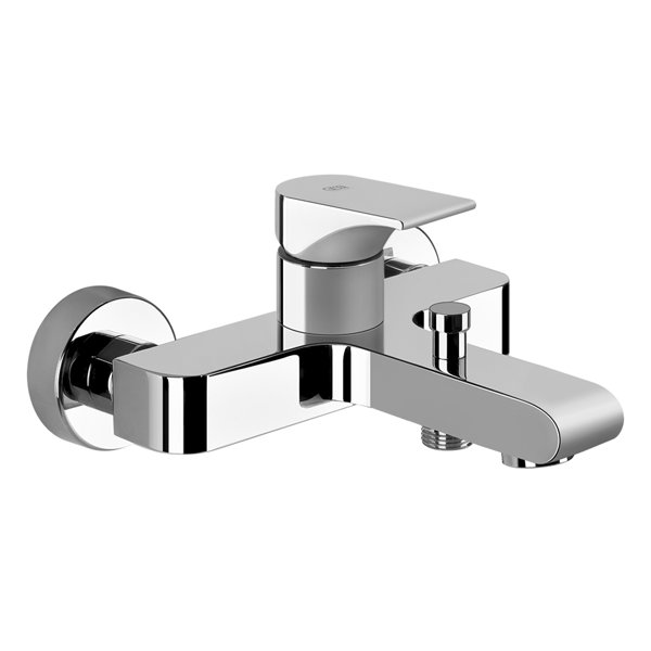 Gessi Emporio Via Solferino bath mixer 1/2, for surface mounting, with automatic bath/shower diverte...