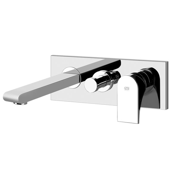 Gessi Emporio Via Solferino preassembled set for single lever bath mixer, fixed bath spout and 2-way diverter, 49036031