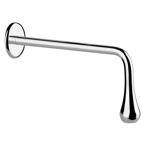 Gessi Goccia wall-mounted basin spout, with 1/2 connection for separate single-lever mixer or sensor...