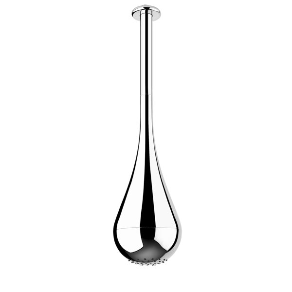 Gessi Goccia anti-limestone overhead shower, length 598 mm, 1/2 connection, 33752