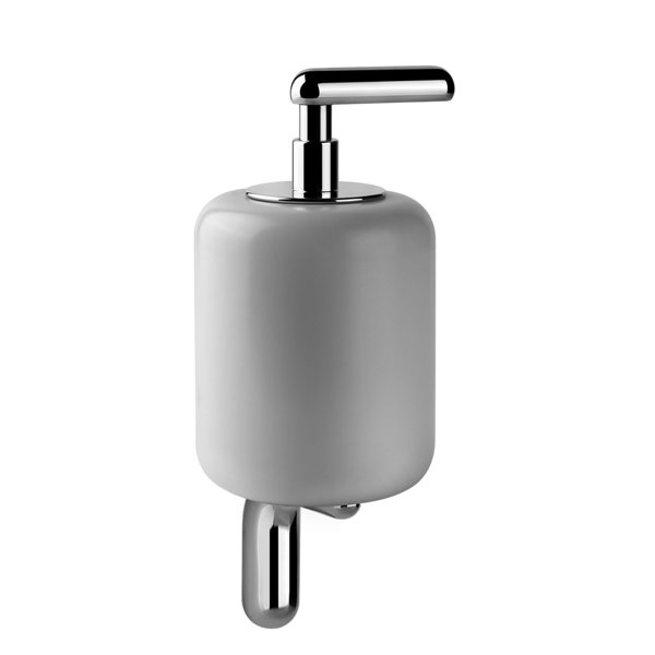 Gessi Goccia soap dispenser for wall mounting in GRES white, 38013