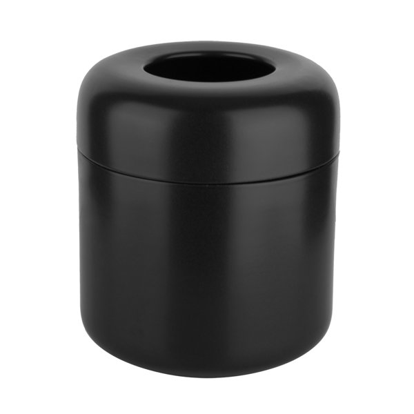 Gessi Goccia waste bin in GRES black, 38178519