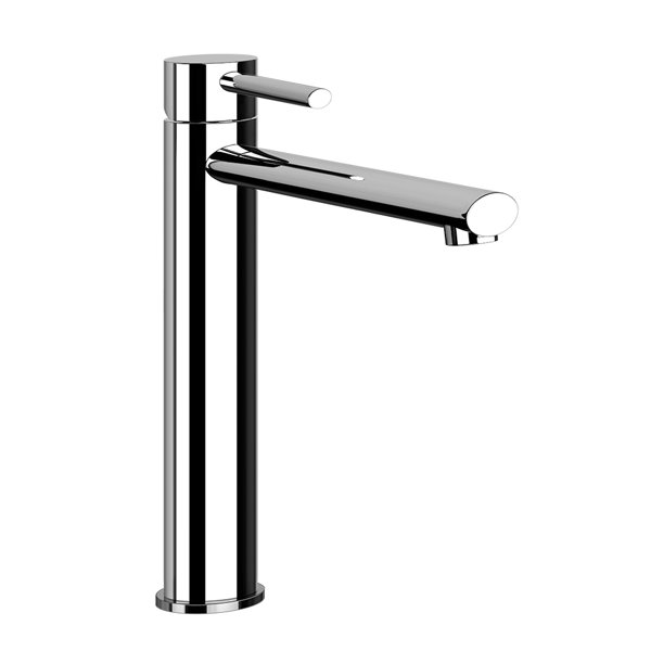 Gessi Ovale, single-lever basin mixer, higher version, with 1 1/4 waste, 210 mm projection, 11943