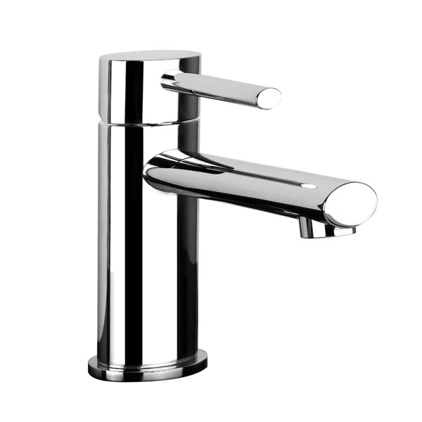 Gessi Ovale, single-lever basin mixer, with 1 1/4 waste, 120 mm projection, 23001