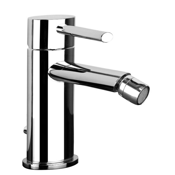 Gessi Ovale, single-lever bidet mixer, with 1 1/4 waste, 110 mm projection, 23007