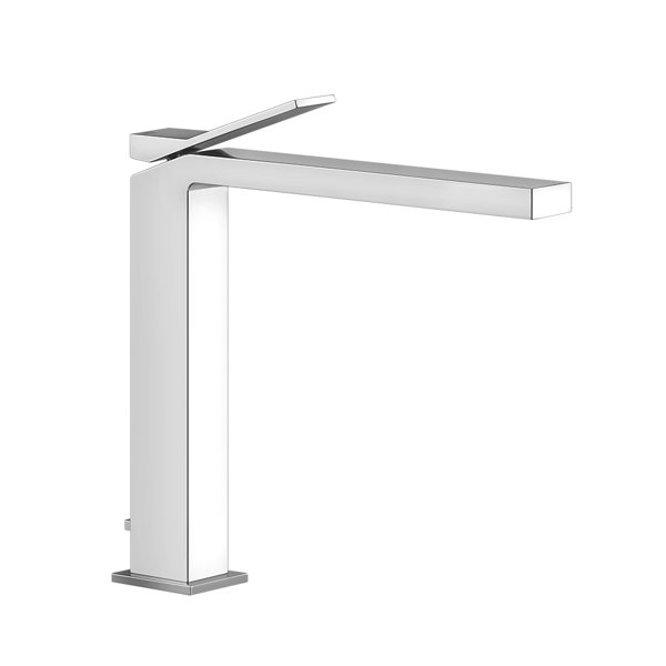 Gessi Rettangolo K washbasin single-lever mixer high version 248 mm, waste 1 1/4, and projection 209...