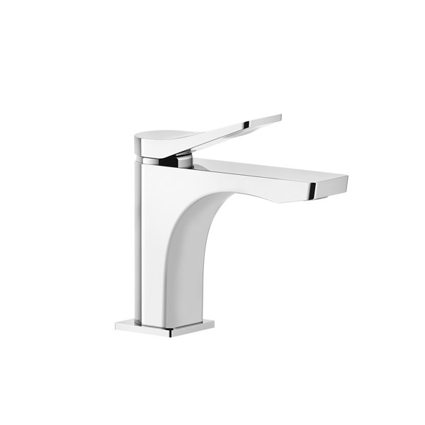 Gessi Rilievo, single-lever basin mixer XL version (D42 mm), without pop-up waste, projection 131 mm, 59006