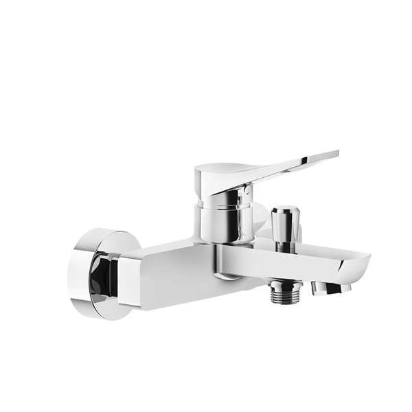 Gessi Rilievo, single lever bath mixer for surface mounting 1/2, automatic diverter bath/shower, 59013