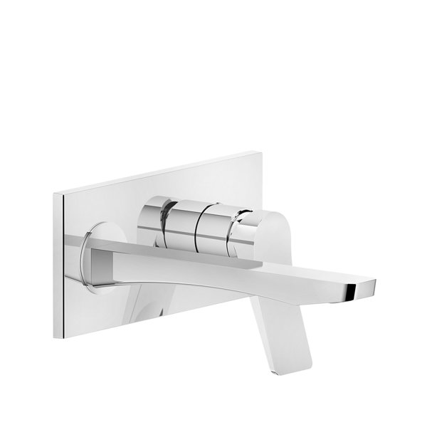 Gessi Rilievo, ready-to-install set for concealed body only, for single lever basin mixer, with spout 215 mm, 59089