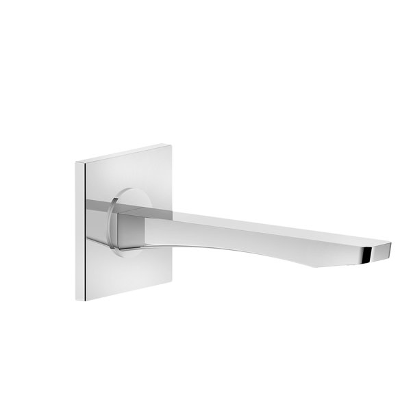 Gessi Rilievo, washbasin wall spout with 1/2 connection, for separate single lever mixer, projection...