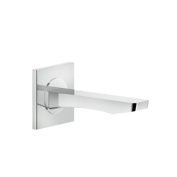 Gessi Rilievo, wall-mounted bath spout with 1/2 connection for separate single-lever mixer, 170 mm projection, 59103