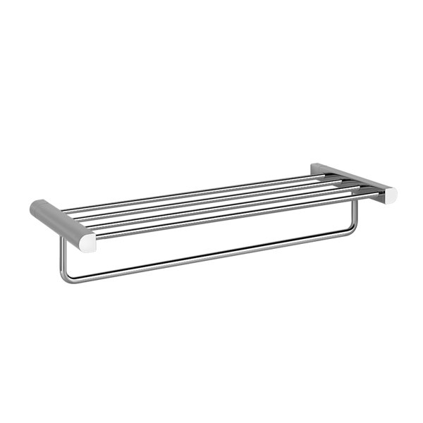 Gessi Rilievo, shelf with towel rail, 59407