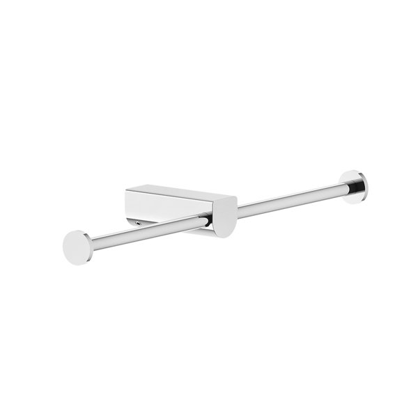 Gessi Rilievo, double toilet roll holder, wall mounted, 59415