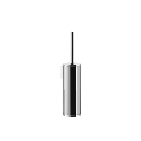 Gessi Rilievo, toilet brush set with fixed cover for wall mounting, 59519