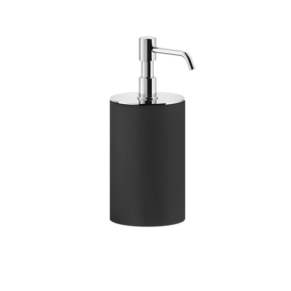 Gessi Rilievo, soap dispenser stand version, cup black matt, 59538