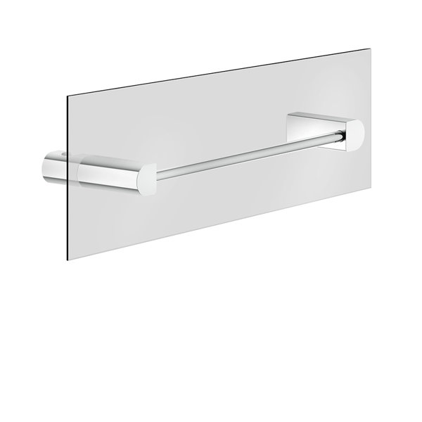 Gessi Rilievo, towel rail 300 mm, mounting on glass wall, 59562