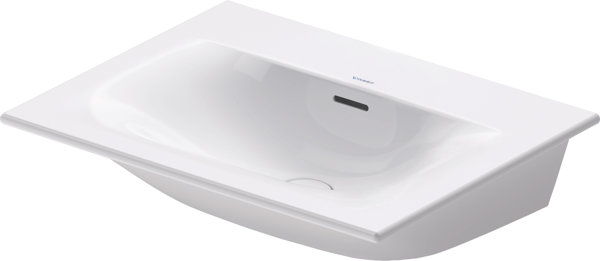 Duravit Furniture wash basin Viu 234463, 630 mm, with overflow, with tap hole bench, without tap hole