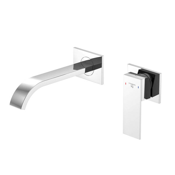 Steinberg 135 series basin mixer, ready-mounted set, concealed, 175 mm projection, 13518043