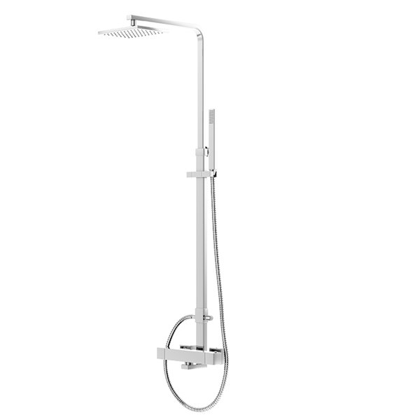 Steinberg Series 160 shower system, complete set, Easy-Clean, length rain shower arm 910-1380mm, 160...