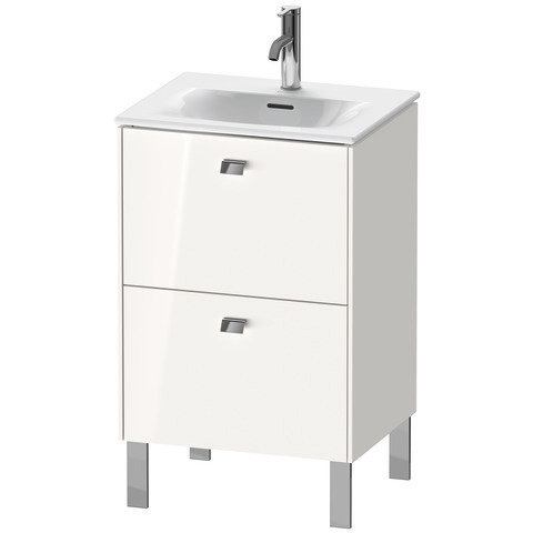 Duravit Brioso vanity unit vertical 52.0 x 41.9 cm, 2 drawers, incl. siphon cut-out and apron, for washbasin Viu 234453