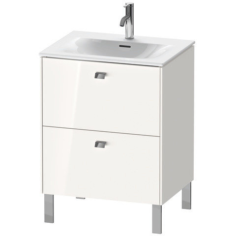 Duravit Brioso washbasin pedestal vertical 62.0 x 47.9 cm, 2 drawers, incl. siphon cut-out and apron, for washbasin Viu 234463