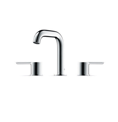 Duravit C.1 3-hole basin mixer, without pop-up waste, projection 140mm