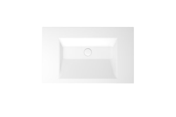 Bette Aqua wall-mounted washbasin with tap hole, A054 800 x 495 mm