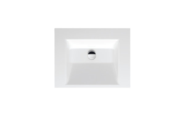 Bette Aqua wall-mounted washbasin with tap hole, A056 600 x 495 mm