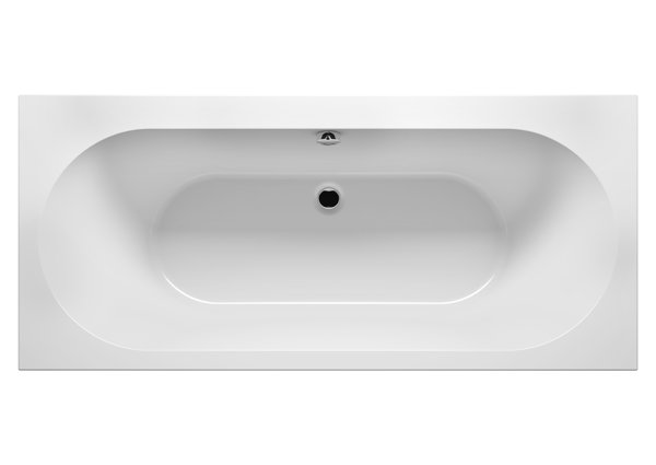 RIHO Carolina rectangular bathtub, built-in, 1-seater, white, B05