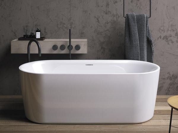 RIHO Modesty freestanding bathtub, 170x76x59cm, 187 liters, B09000