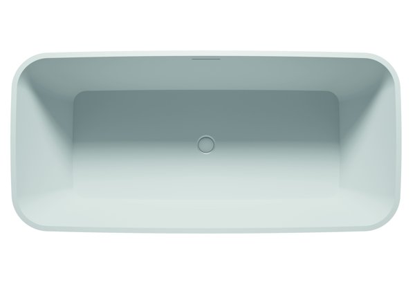 RIHO Malaga freestanding bathtub, SolidSurface, 160x75x56,5cm, 250 liters, B123001105