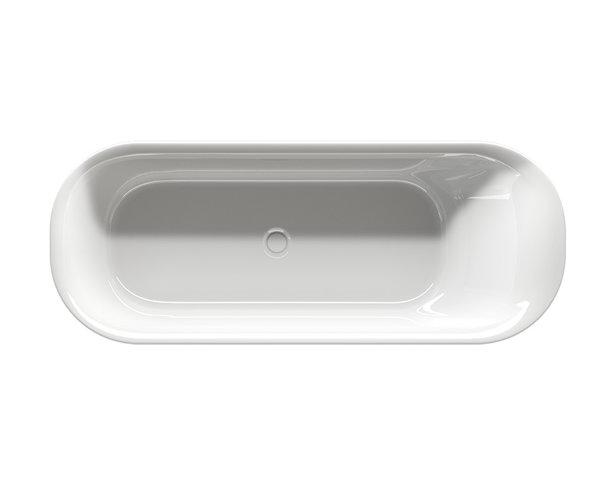 RIHO Devotion freestanding bathtub, optional with Riho case, 180x71x60cm, 245 liters, B09500