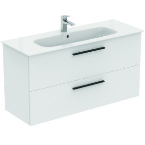 Ideal Standard i.life A furniture package w. Washbasin 120cm, & cabinet, handle black, K8748